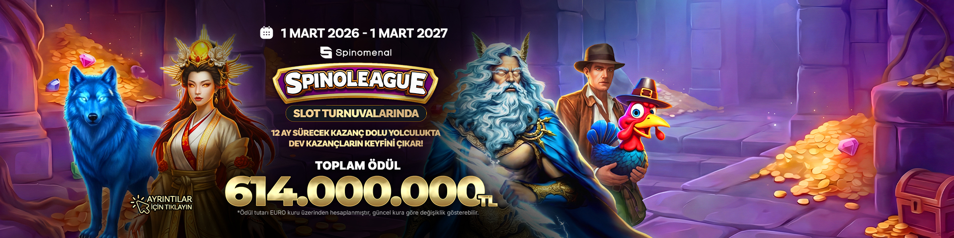 SPINOMENAL SPINOLEAGUE SLOT TURNUVALARI